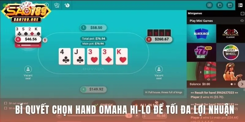 Mẹo hay đánh bài thắng lớn